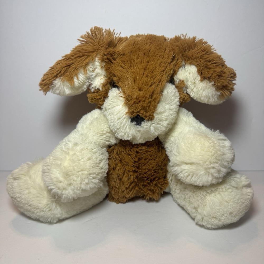 2009 MATTEL BARBIE SOFT PLUSH PUPPY DOG PUP  DOLL PLAY Brown White  KIDS Works